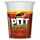 Pot Noodle Standard Pot Beef & Tomato 90 g (Case of 12)  Adomoo